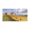 Schilderij op canvas moderne landschap Toscaanse heuvels Adriano Galasso Aanbod