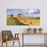 Schilderij op canvas moderne landschap Toscaanse heuvels Adriano Galasso Verkoop