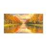 Canvasprint bos en woud Boulevard op het water Adriano Galasso Aanbod