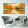 Canvasprint bos en woud Boulevard op het water Adriano Galasso Korting