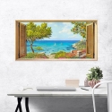 Canvas schilderij voor slaapkamer Uitzicht op zee Andrea Del Missier Korting