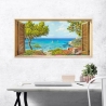 Canvas schilderij voor slaapkamer Uitzicht op zee Andrea Del Missier Korting