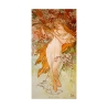Canvas schilderij met bloemendesign, Art Nouveau-stijl, Primavera Alphonse Mucha Aanbod
