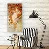 Canvas schilderij met bloemendesign, Art Nouveau-stijl, Primavera Alphonse Mucha Korting