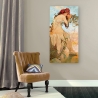 Canvas schilderij vrouw met bloemendecor Zomer Alphonse Mucha Verkoop