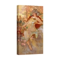 Canvas schilderij vrouw Art Nouveau Herfst Alphonse Mucha Aanbieding