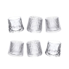 Set van 6 wiebelende glazen voor likeur met retro vintage decoratie Aanbieding