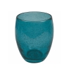 Set van 6 blauwe glazen voor water, mondgeblazen, Acapulco Ocean Aanbod