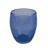 Set van 6 blauwe glazen voor water, mondgeblazen, Acapulco Ocean Korting