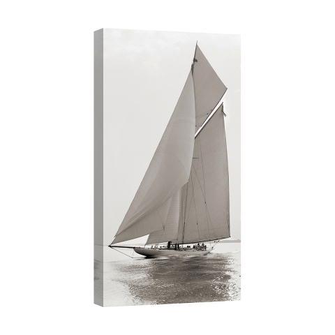 Canvas fotoprint zeilboot Reliance Aanbieding