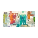 Modern abstract schilderij op canvas Paused Events Anne Munson Aanbod
