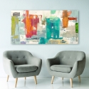 Modern abstract schilderij op canvas Paused Events Anne Munson Verkoop