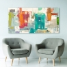 Modern abstract schilderij op canvas Paused Events Anne Munson Verkoop