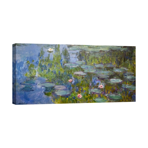 Canvasdoek schilderij impressionisme Waterlelies Claude Monet Aanbieding