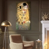 Moderne canvas wanddecoratie voor woonkamer Il Bacio Gustav Klimt Verkoop