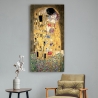Moderne canvas wanddecoratie voor woonkamer Il Bacio Gustav Klimt Korting