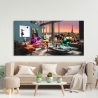 Canvas schilderij pop art modern Surrealofts Parijs Gerard Madau Verkoop