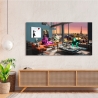 Canvas schilderij pop art modern Surrealofts Parijs Gerard Madau Korting