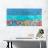 Abstract schilderij op canvas print Riflessi Italo Corrado Korting