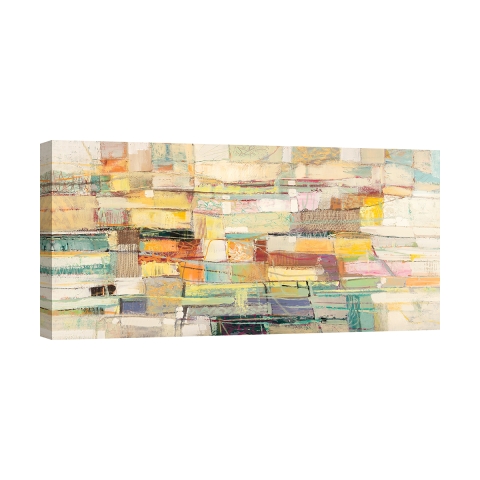 Geometrisch abstract schilderij op canvas Caleidoscopio Lucas Aanbieding