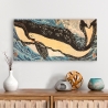 Canvasprint Miyamoto doodt een gigantische walvis Kuniyoshi Utagawa Verkoop