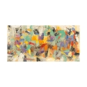 Moderne schilderij canvas abstracte print Kleurrijke revolutie Lucas Aanbod