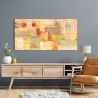 Moderne abstract canvas schilderij Zomervibraties Lucas Verkoop