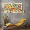 Moderne schilderij canvas abstracte print Kleurrijke revolutie Lucas Verkoop