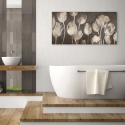 Moderne canvasprint tulpen schilderij Washed Tulips Luca Villa Korting
