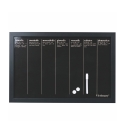 Zwarte magnetische weekplanner horizontaal 40x60cm Week Victionary Aanbieding
