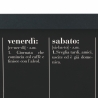 Zwarte magnetische weekplanner horizontaal 40x60cm Week Victionary Verkoop