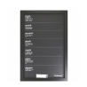 Zwarte verticale weekplanner 40x60cm met krijtjes Victionary Week Aanbieding