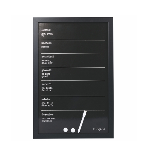 Magnetisch memobord voor aan de muur, wekelijkse agenda 60x40 Week SPQeRe Aanbieding