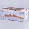 Set van 6 kleurrijke koffiekopjes met schoteltjes design Baita Keuze