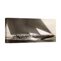Vintage zeilboot kunstwerk J Class Sailboat, 1934 Edwin Levick Aanbieding