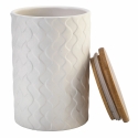 Set van 3 keramische voorraadpotten met deksel Shade of Shape Geometrie Kortingen