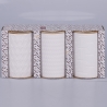 Set van 3 keramische voorraadpotten met deksel Shade of Shape Geometrie Catalogus