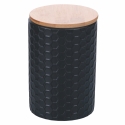 Set van 3 keramische voorraadpotten met deksel Shade of Shape Geometrie Afmetingen