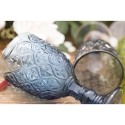 Set van 6 glazen met exotisch ontwerp Marrakech in gekleurd bewerkt glas Afmetingen