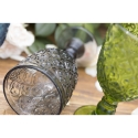 Set van 6 glazen met exotisch ontwerp Marrakech in gekleurd bewerkt glas 