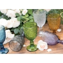 Set van 6 glazen met exotisch ontwerp Marrakech in gekleurd bewerkt glas Aanbod