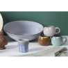 Set van 2 saladeschalen groot en klein voor tafel in aardewerk 4 Tinten Catalogus