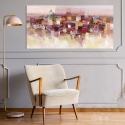 Canvas schilderij abstract modern Sognando Roma Luigi Florio Verkoop