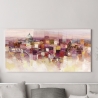 Canvas schilderij abstract modern Sognando Roma Luigi Florio Korting