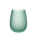 Set glazen in blauw glas met ijseffect 600ml Happy Hour Ocean Voorraad