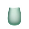 Set glazen in blauw glas met ijseffect 600ml Happy Hour Ocean Voorraad