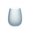 Set glazen in blauw glas met ijseffect 600ml Happy Hour Ocean Model