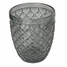 Set van 6 waterglazen in transparant gekleurd glas grijs Castle Stone Korting