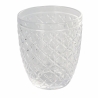 Set van 6 waterglazen in transparant gekleurd glas grijs Castle Stone Kortingen