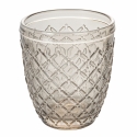 Set van 6 waterglazen in transparant gekleurd glas grijs Castle Stone Voorraad